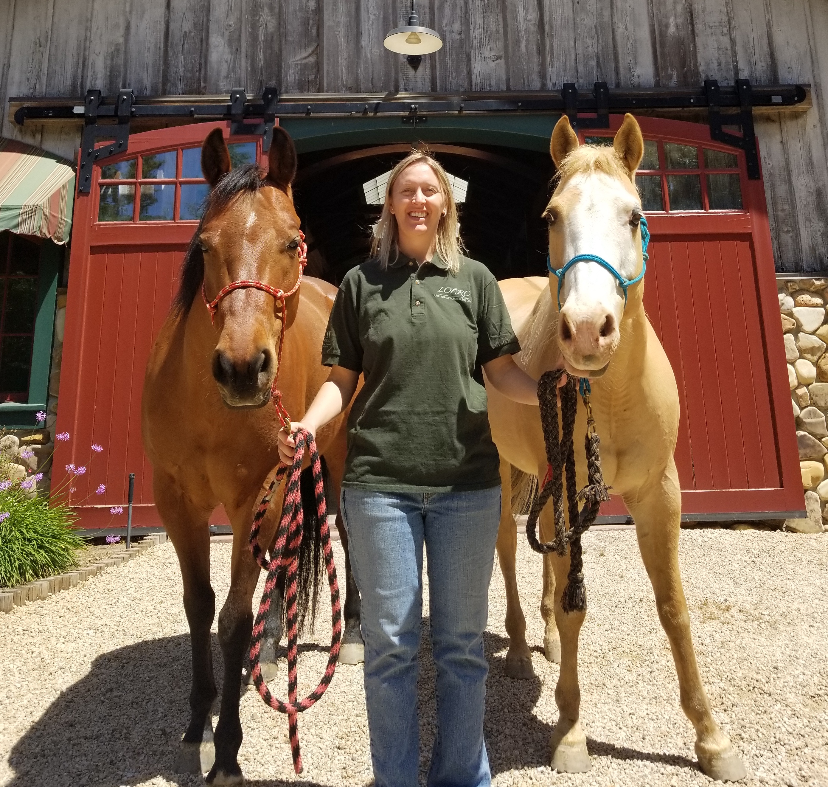 Caroline With Horses The Jean Kvamme Center For Adaptive Riding